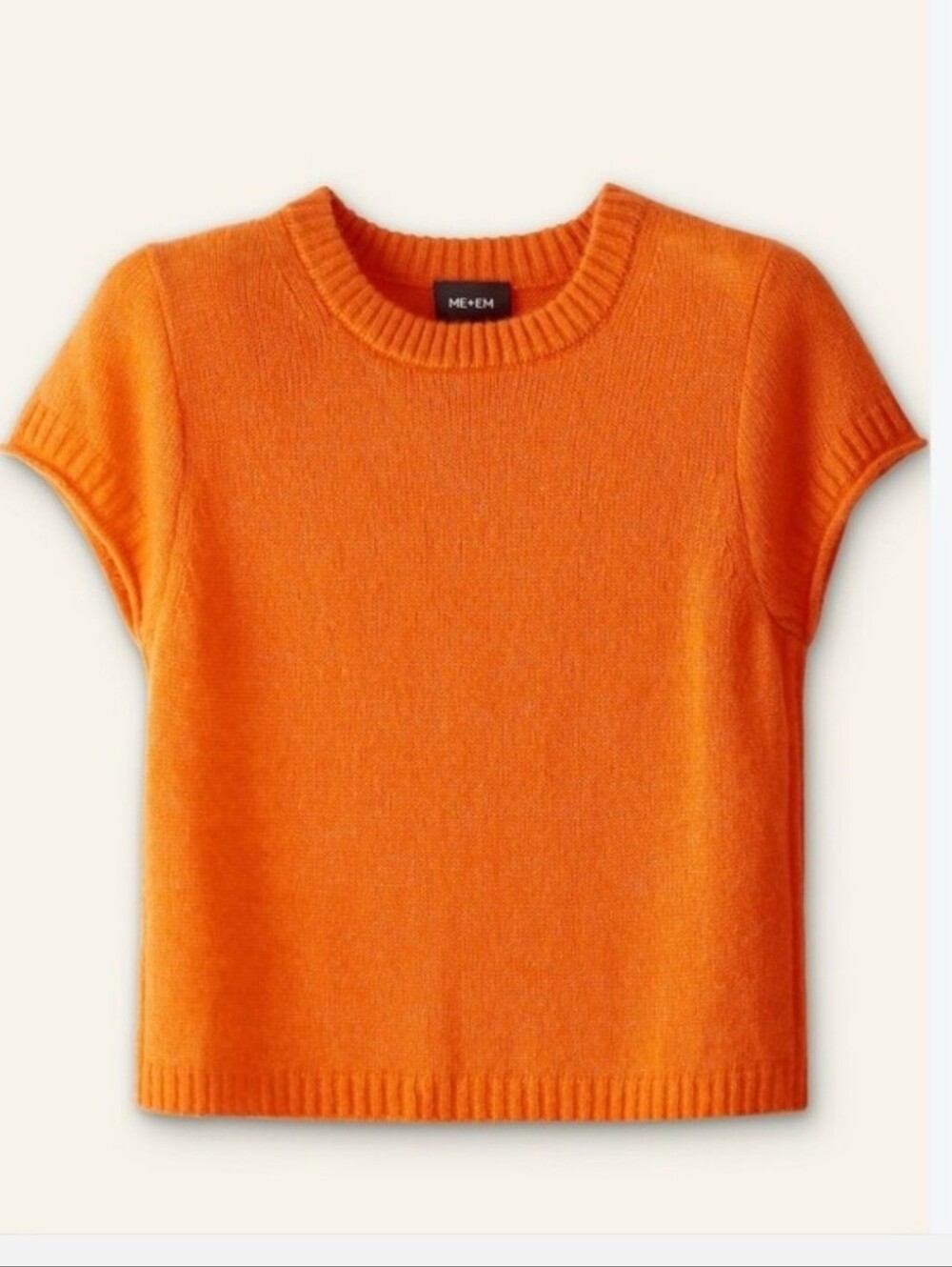 ME+EM Nwt Baby Tee in Wool Cashmere Silk Size medium.